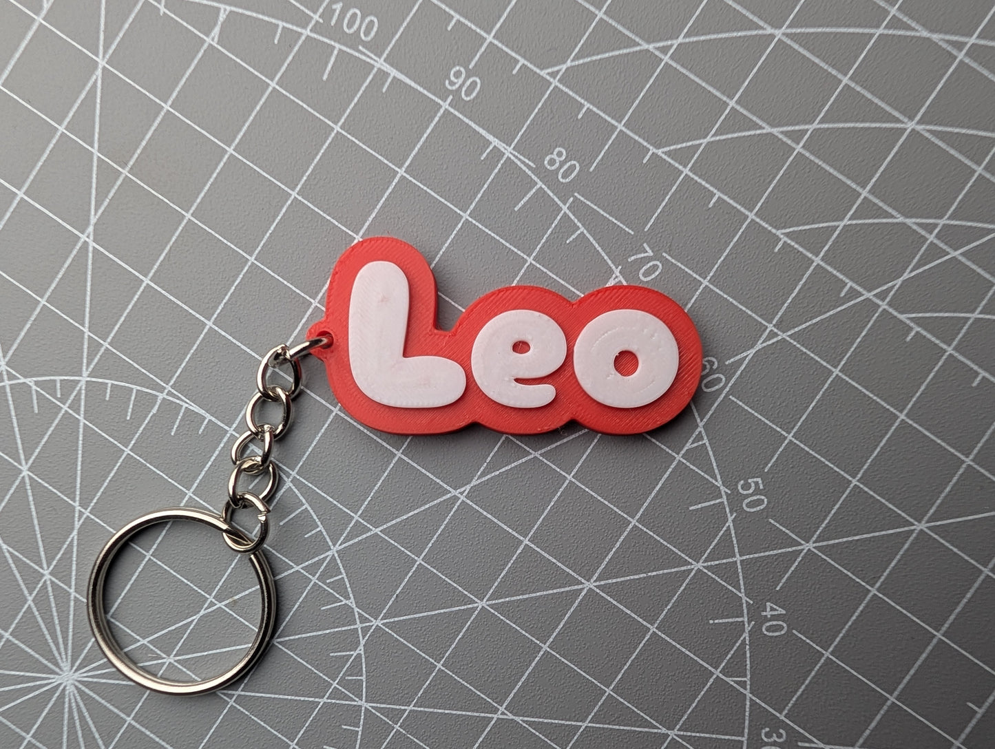 Colour Pop Name Keychain β Bright Personalised Bag Tag