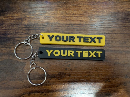 Custom Number Plate Keyring – Personalised Car Reg Tag