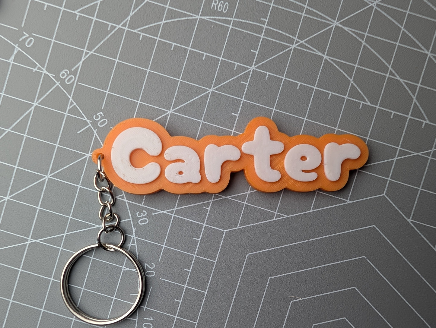 Colour Pop Name Keychain – Bright Personalised Bag Tag
