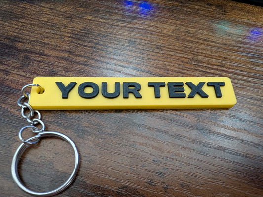 Custom Number Plate Keyring – Personalised Car Reg Tag